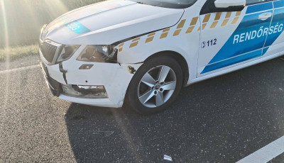 Őz ugrott a rendőraut&oacute; el&eacute;l - Vadvesz&eacute;lyre figyelmeztet a rendőrs&eacute;g