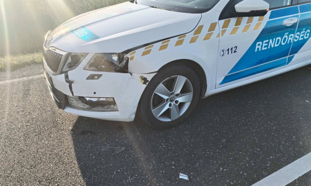 Őz ugrott a rendőraut&oacute; el&eacute;l - Vadvesz&eacute;lyre figyelmeztet a rendőrs&eacute;g