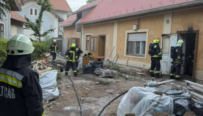 Baleset, kidőlt fa &eacute;s k&eacute;t tűzeset: mozgalmas napjuk volt a balatonf&uuml;redi tűzolt&oacute;knak