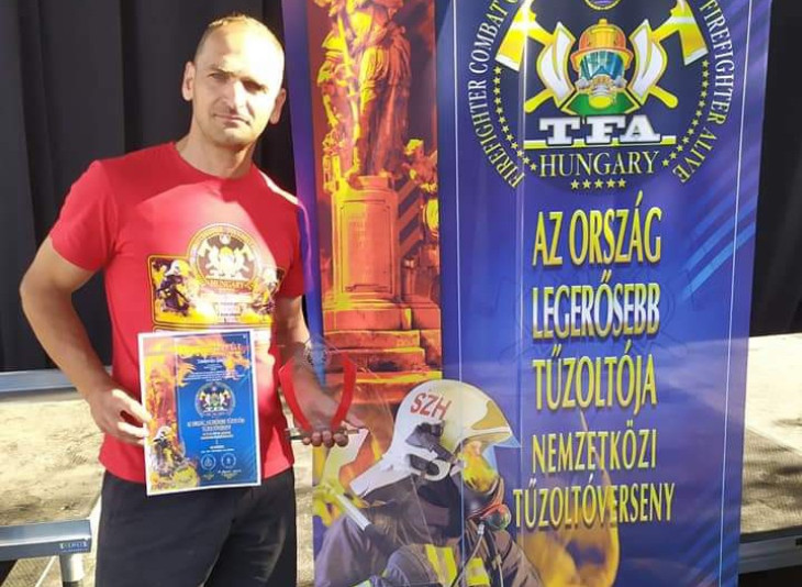 Veszprém megyei az ország legerősebb tűzoltója 2021-ben!