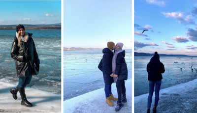 Rengetegen indultak megcsodálni a jeges balatoni csodavilágot – Instagram Híradó