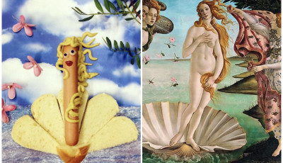 Hotdog Art &ndash; Virsliből k&eacute;sz&uuml;lnek a h&iacute;res festm&eacute;nyek rekre&aacute;ci&oacute;i