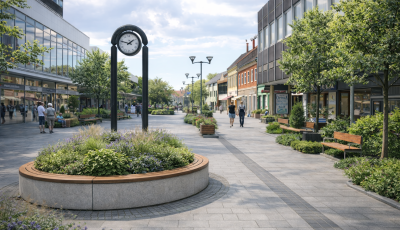 Meg&uacute;jul a Kossuth utca - Z&ouml;ldebb, &aacute;rny&eacute;kosabb belv&aacute;ros j&ouml;n Veszpr&eacute;mbe