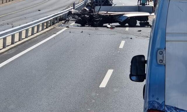 Hal&aacute;los baleset t&ouml;rt&eacute;nt a 8-as fő&uacute;ton, a lit&eacute;ri lehajt&oacute; k&ouml;zel&eacute;ben