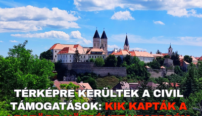 T&eacute;rk&eacute;pre ker&uuml;ltek a civil t&aacute;mogat&aacute;sok: kik kapt&aacute;k a legt&ouml;bb k&ouml;zp&eacute;nzt Veszpr&eacute;m 01-ben?