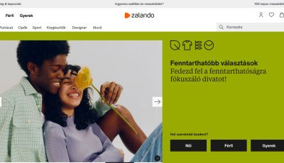 M&aacute;r n&aacute;lunk is van Zalando &ndash; Magyarorsz&aacute;gon is el&eacute;rhető Eur&oacute;pa vezető online divat&aacute;ruh&aacute;za