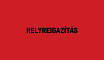 Helyreigaz&iacute;t&aacute;s