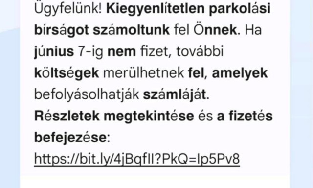 Figyelem: &uacute;jabb csal&oacute; &uuml;zenet terjed Veszpr&eacute;mben