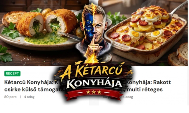 AI-receptekkel kamp&aacute;nyolnak Magyar P&eacute;ter ellen egy gasztrooldalon