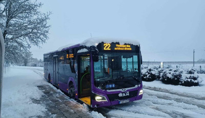 A h&oacute;helyzet miatt a Csat&aacute;rhegyre, a Sportuszod&aacute;hoz &eacute;s a v&ouml;lgybe se mennek a buszok