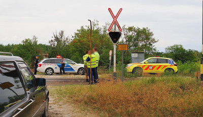 Hal&aacute;lra g&aacute;zolt a vonat egy nőt S&uuml;meg k&uuml;lter&uuml;let&eacute;n