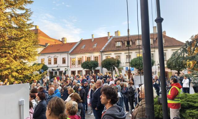 T&ouml;bb sz&aacute;zan t&uuml;ntettek Veszpr&eacute;m j&ouml;vőj&eacute;&eacute;rt &eacute;s az &aacute;tl&aacute;that&oacute; d&ouml;nt&eacute;sek&eacute;rt