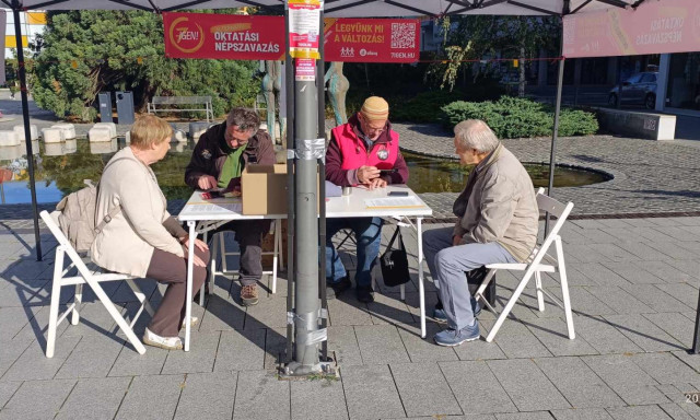 Veszpr&eacute;mben szavaztak az egyik legt&ouml;bben az alternat&iacute;v n&eacute;pszavaz&aacute;s első napj&aacute;n