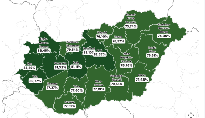 Veszpr&eacute;m volt az &ouml;t&ouml;dik legakt&iacute;vabb megye a szavaz&aacute;son