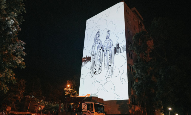 &Eacute;rkezik a m&aacute;sodik mural Veszpr&eacute;mbe