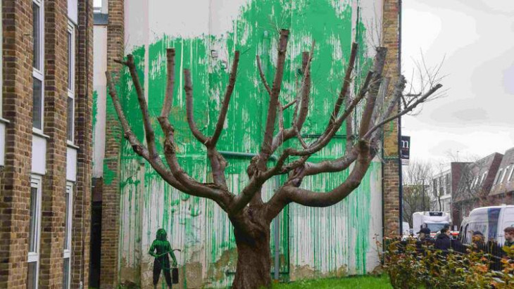 Londonban tűnt fel Banksy legújabb alkotása