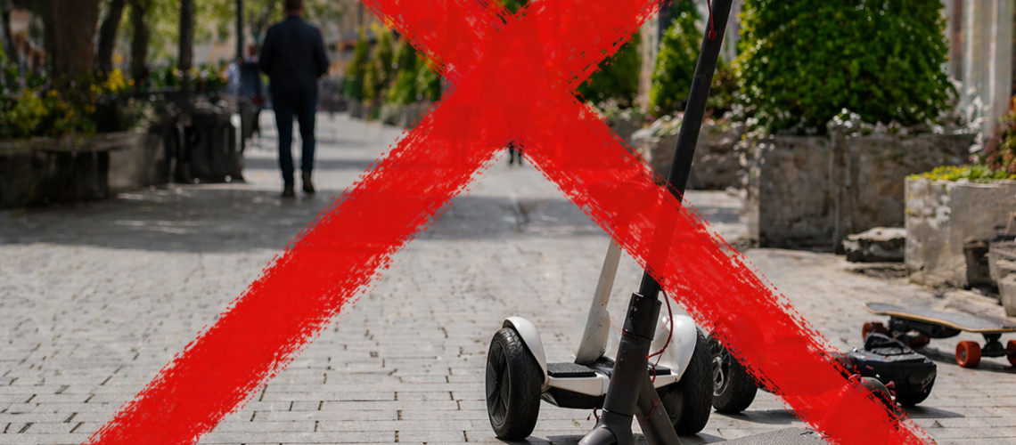 &Uacute;jabb megyesz&eacute;khelyről tiltott&aacute;k ki az elektromos rollereket