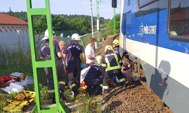 Hal&aacute;lra g&aacute;zolt egy embert a Balaton Intercity