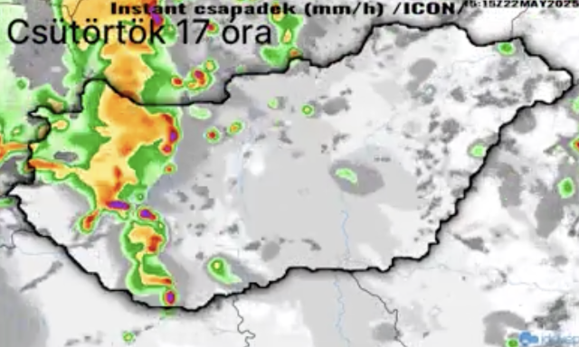 &Eacute;rkezik az &uacute;jabb hidegfront -  P&eacute;ntekre megint visszaesik a hőm&eacute;rs&eacute;klet