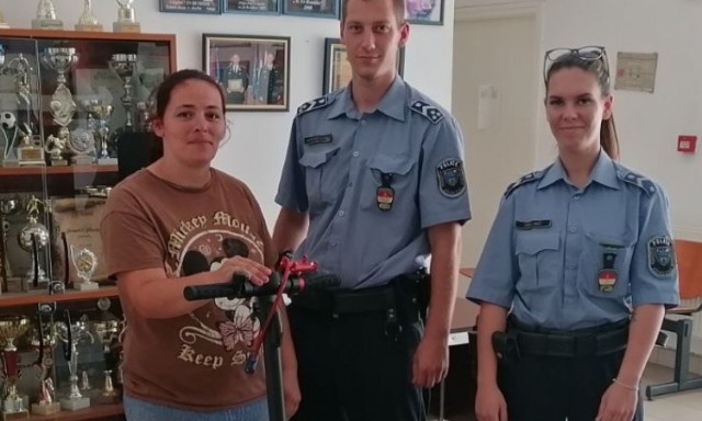 Viccből loptak - H&uacute;sz percen bel&uuml;l elkapt&aacute;k a rollertolvajt