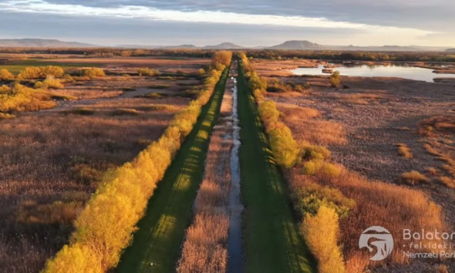 Lenyűg&ouml;ző dr&oacute;nfelv&eacute;telek a Balaton-felvid&eacute;ki Nemzeti Park &uacute;j ter&uuml;leteiről: vadmacska, aranysak&aacute;l &eacute;s r&eacute;tisas is feltűnik a vide&oacute;n
