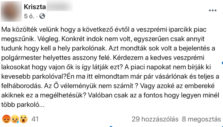 De mi történik a napokban a veszprémi iparcikk piacon?