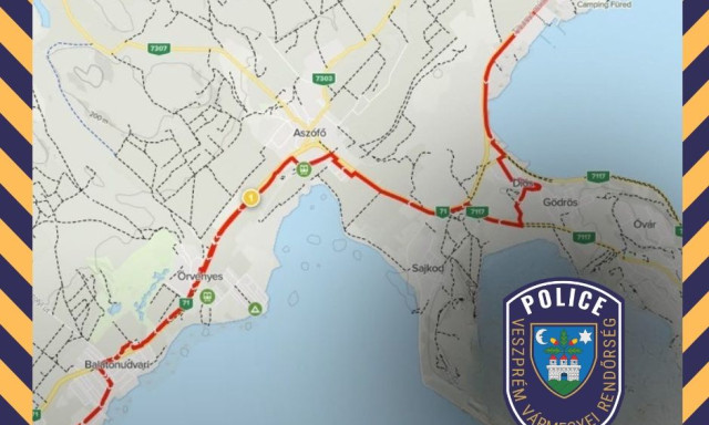 Ideiglenes &uacute;tlez&aacute;r&aacute;sok lesznek a Balatonn&aacute;l a h&eacute;tv&eacute;gi sportverseny miatt