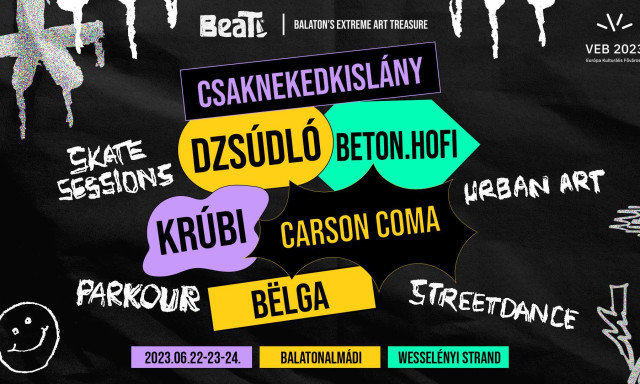 Beton.Hofi, Dzs&uacute;dl&oacute;, Kr&uacute;bi, Carson Coma - &Iacute;me BEAT fesztiv&aacute;l első nevei