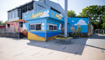 V&iacute;zre &eacute;p&uuml;lt terasszal &uacute;j&iacute;t a McDonald&rsquo;s a Balatonn&aacute;l