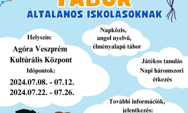 Interakt&iacute;v angol t&aacute;bort szerveznek Veszpr&eacute;mben &aacute;ltal&aacute;nos iskol&aacute;soknak