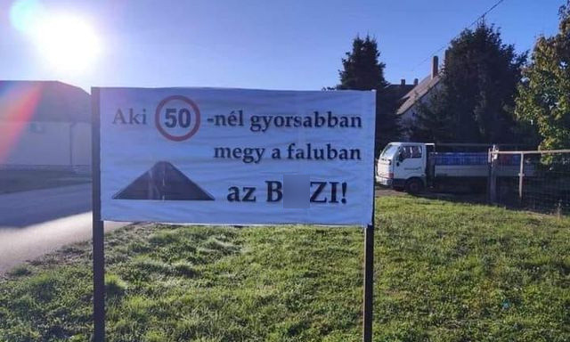 B*ziz&oacute;s t&aacute;bl&aacute;val a gyorshajt&aacute;s ellen