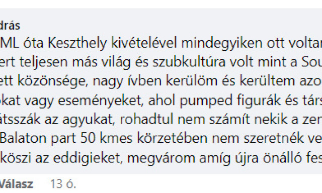 Kiakadtak a techno rajong&oacute;k - K&eacute;t &eacute;v kihagy&aacute;s ut&aacute;n beolvad a Balaton Soundba a B my lake