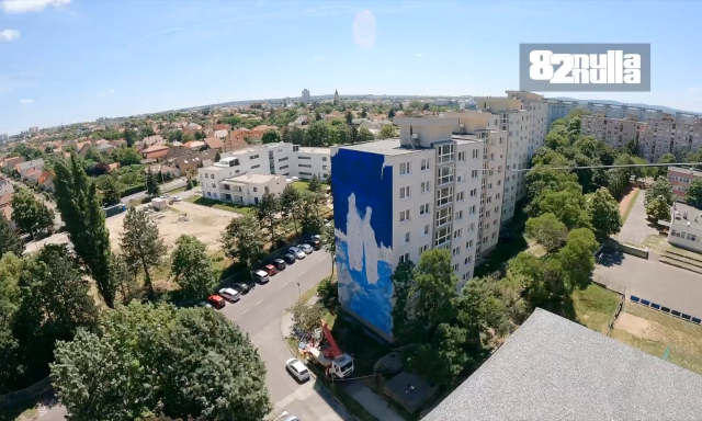 K&eacute;sz&uuml;l Veszpr&eacute;m &uacute;j &eacute;kk&ouml;ve - &Iacute;gy halad a Munk&aacute;csy mural fest&eacute;se - VIDE&Oacute;