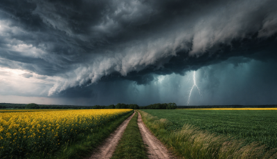 V&eacute;ge a tavasznak? Hidegfront hűti le a Dun&aacute;nt&uacute;lt, m&eacute;g h&oacute; is eshet