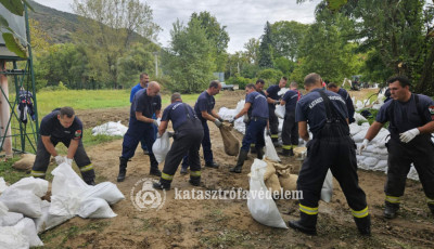 Tűzolt&oacute;k a g&aacute;ton! - Veszpr&eacute;m v&aacute;rmegye r&eacute;szt vesz az &aacute;rv&iacute;zi v&eacute;dekez&eacute;sben